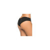 Tanga noir froncé sur les fesses 